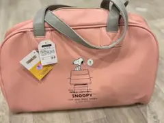 ‼️新品 ‼️SNOOPY ボストン バッグ 大容量 40cm ピンク