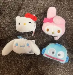 サンリオキャラクターズ　フェイスマスコット　4種セット 新品タグ付き