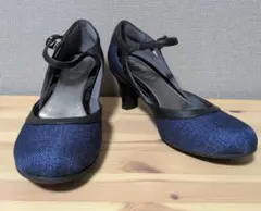 fitfit⭐️フィットフィット⭐️ストラップ春パンプス⭐️ネイビー 23.5