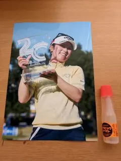 LPGA ツアー 初優勝 西村優菜プロ 高画質 A4 写真！ ❶