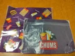 マクドナルド福袋2023　ジッパーポーチ＋クリーナークロス