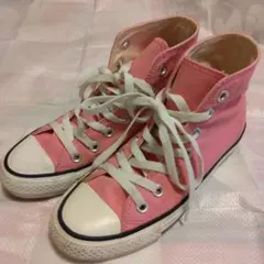 Converse ピンク ハイカット スニーカー