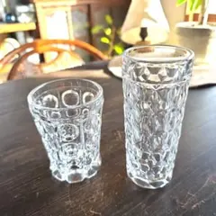 昭和レトロガラスコップセット