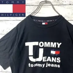 【入手困難】トミーヒルフィガージーンズ　ビッグプリントロゴ　M  B384
