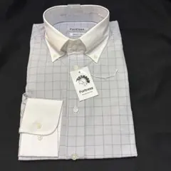 Freude 長袖ワイシャツ 38-86 形態安定加工　裄丈長め