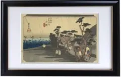 PK額装品 柳原良平 七福神 布袋尊 A3額入 ポスター 満月 花札 金運