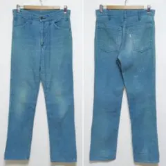 80s W31 L32 Levis 519 コーデュロイパンツ ブルー USA製