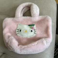 ハローキティ フリースバッグ ピンク