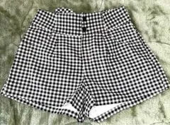 LOWRYS FARM ギンガムチェックキュロット