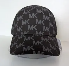 新品 婦人 MK マイケルコース MICHAEL KORS 帽子 キャップ 黒