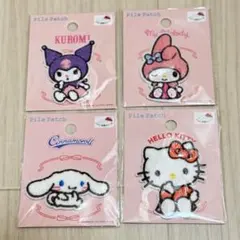 サンリオ ワッペン シール クロミ マイメロ シナモン キティ ステッカー