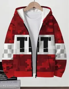マインクラフト TNT ジップアップパーカー
