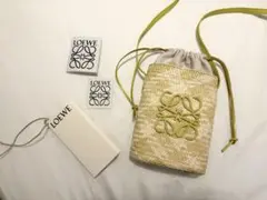 【最終値下げ/超美品/LOEWE】カゴバッグ フラワーチャーム付き Yuka Kae様 専用です】 ロエベ カゴバッグM お花チャーム付き
