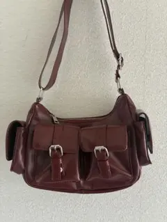 WEGO ショルダーバッグ ボルドーカラーのサムネイル