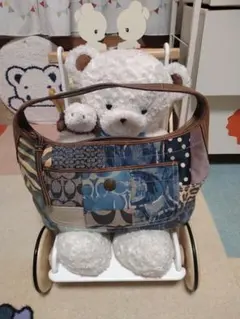 COACH コーチ パッチワーク デニム ワンショルダーバッグ