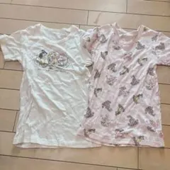 ディズニープリンセス Tシャツ 2枚セット