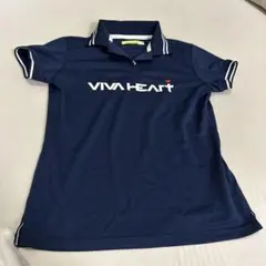 VIVA HEART ネイビー ポロシャツ 40