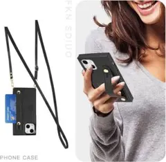 iPhone14 Pro Max ケース　肩掛け 首かけ 斜めがけ ショルダー