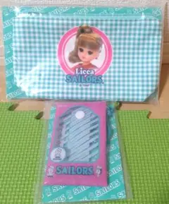 リカちゃんくじ　セーラーズ　ポーチ、ミニクリアポーチ　セット