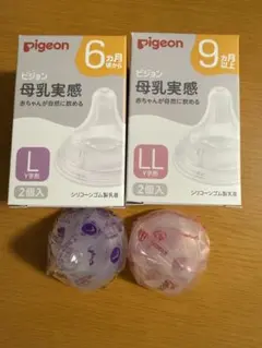 Pigeon 母乳実感 Lサイズ LLサイズ 各1個