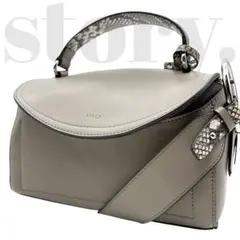 美品◎ story. 2way 斜めがけ可 肩かけ可 ショルダーバッグ レザー