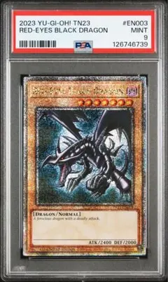 遊戯王　真紅眼の黒竜　レッドアイズブラックドラゴン　25th psa9　海外版