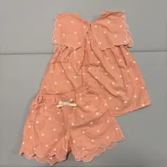 アプレレクール　ハート柄セットアップ　100