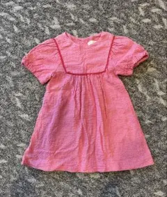 ZARA ピンク チェック ワンピース 110cm