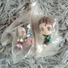 鬼滅の刃 ケーブル マスコット 炭治郎 禰豆子 カプセルトイ