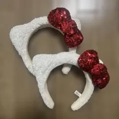 USJユニバ　キティちゃんカチューシャ　スパンコール 2個セット