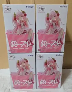 初音ミク ぬーどるストッパーフィギュア 桜ミク 2025 ウィンクー 4点セット