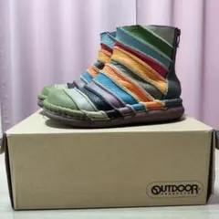Outdoor Products マルチカラー レザー ショートブーツのサムネイル