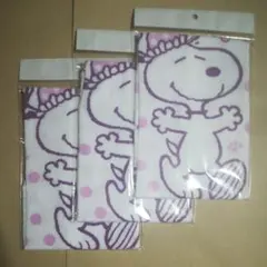 スヌーピーハンドタオル