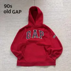 えびまよ様専用商品 貴重 90s OLD GAP フリースパーカー レッド 赤