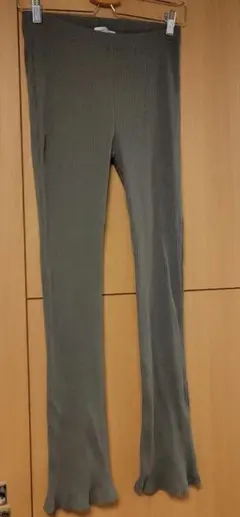 FRAMeWORK リブ編みフレアパンツ 38