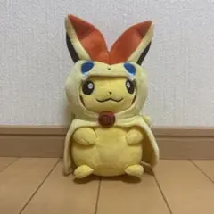【新品未使用】ポケモンセンター ビクティニのポンチョを着たピカチュウ ぬいぐるみ 新品未使用】ポケモンセンター ビクティニのポンチョを着たピカチュウ