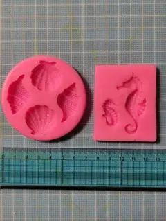タツノオトシゴ 貝殻 海の生き物 シリコンモールド