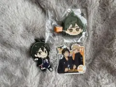 ハイキュー!! 山口忠 缶バッジ キーホルダー アクリルブロック セット