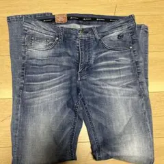 phiten ダメージ加工風デニムパンツ