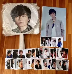NEWS加藤シゲアキ 公式ミニ写真３０枚うちわ11本ファイル2枚 計43点セット