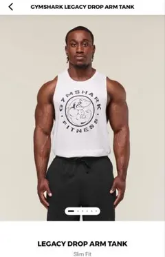 gymshark legacy drop arm tankのサムネイル