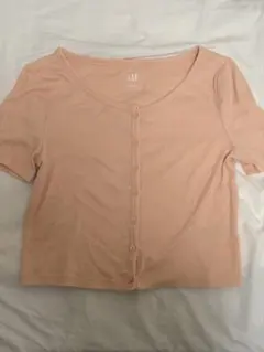 GAP 半袖　カーディガン　クロップド丈