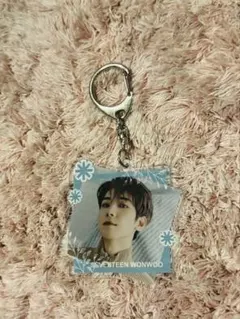 seventeen あいのちから popup アクスタ アクキー ウジ SEVENTEEN WOOZI あいのちから POPUP アクリルキーホルダー - メルカリ