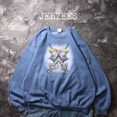 00’s JERZEES トレーナー　ミートルビーチ　騎士