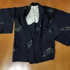 黒 羽織 模様　ブラック　レディース　着物