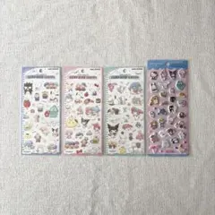 サンリオキャラクターズ　ぷっくりシール　フラッフィースケッチステッカーズ