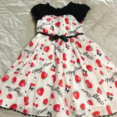 メゾピアノ いちご ワンピース キッズ 120