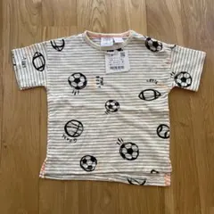 【新品】ZARA KIDS 6-9 74 サッカー　Tシャツ　半袖のサムネイル