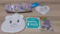 新品 ケアベア ポーチ メモ帳 シール ペンポーチ 4点 Care Bears