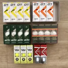 ⭐️【新品】豪華18球／ツアー系ゴルフボール打ち比べセット／X系